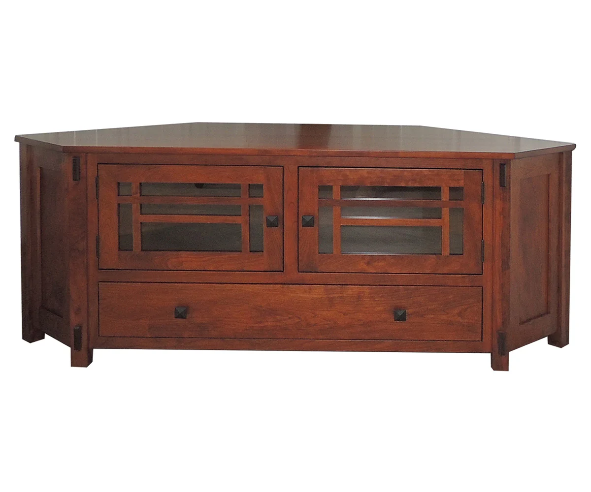 Amish Mission Corner TV Console