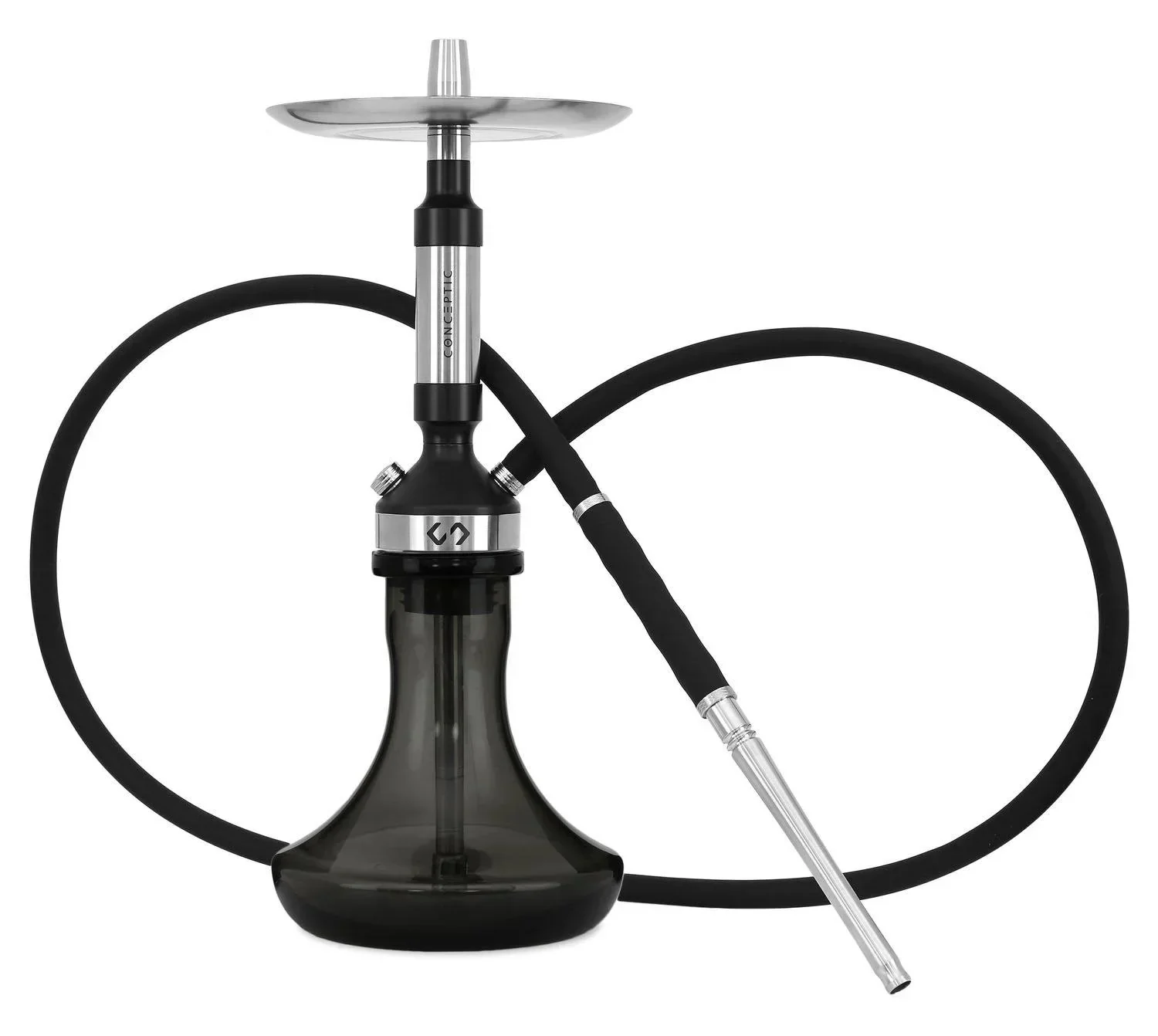 Conceptic Smart Steel Shisha Black