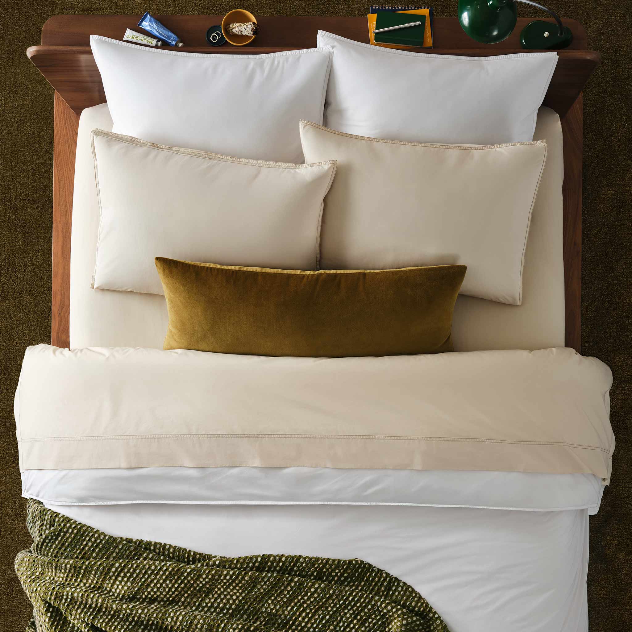 Washed Classic Percale Duvet Cover