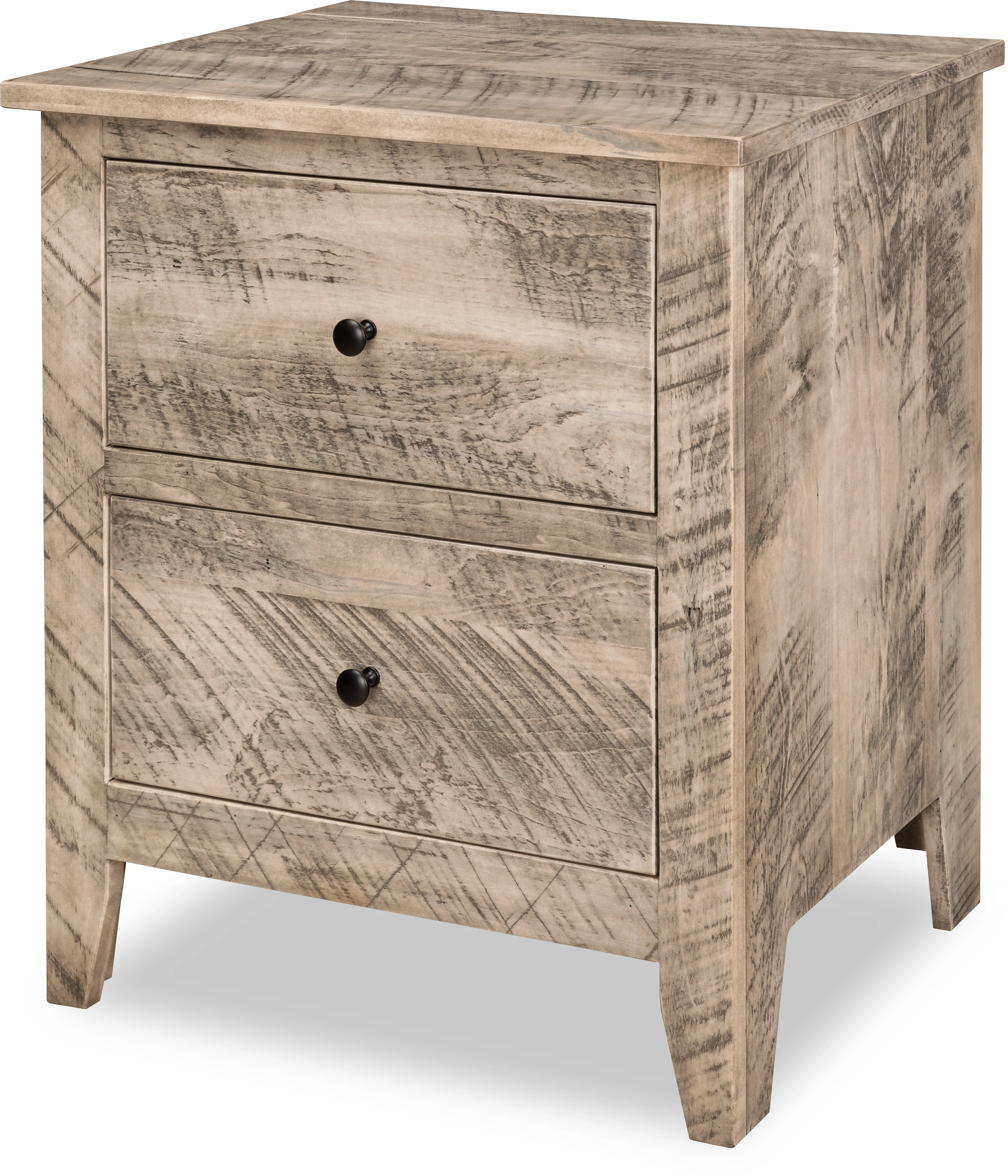 Amish Lakewood Two-Drawer Nightstand