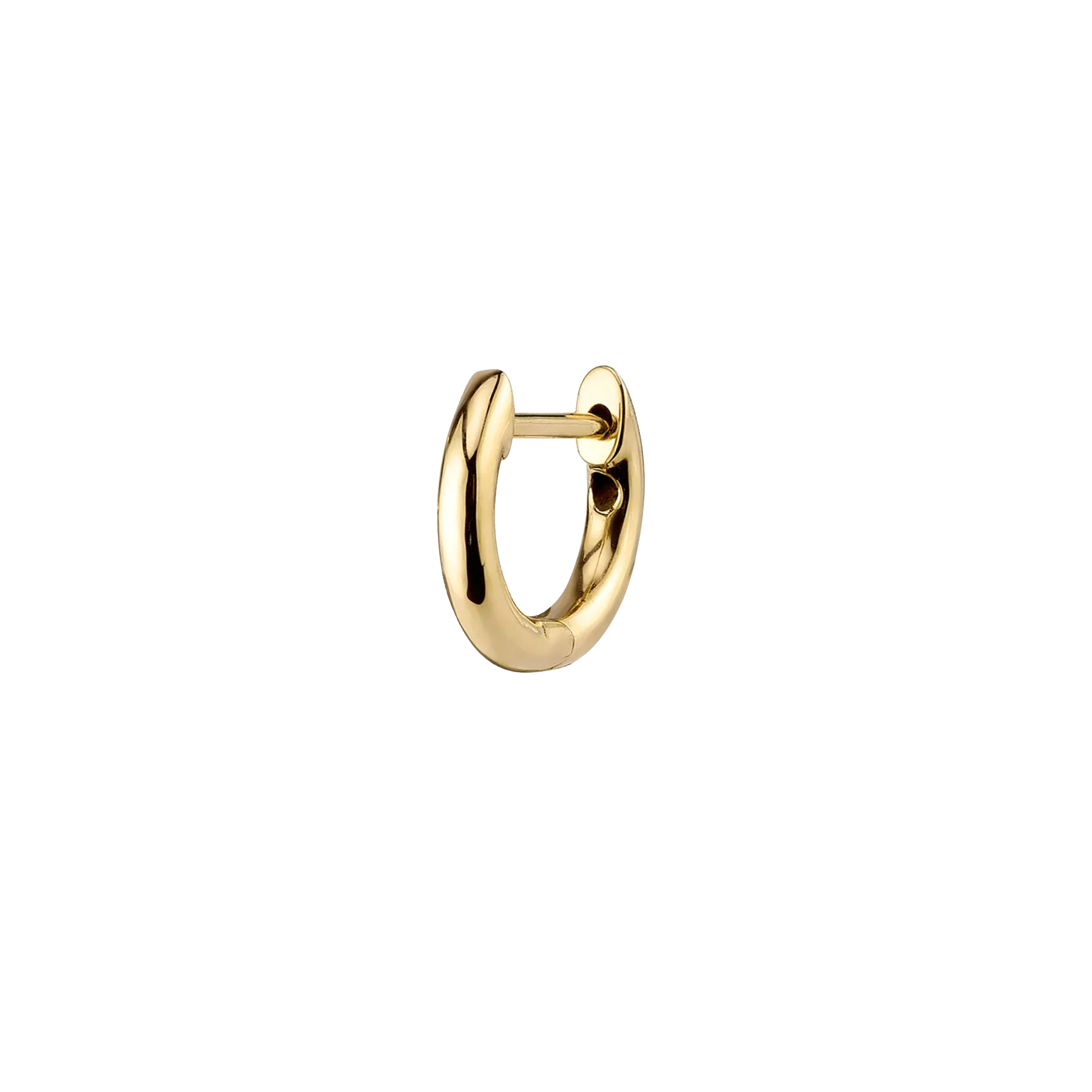 Slim Hoop #4 - 14k Yellow Gold