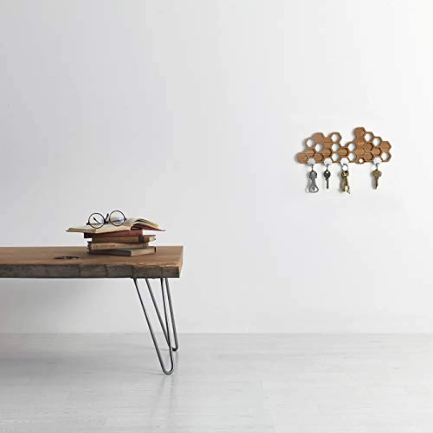 Magnetic Key Holder - Eco-friendly,  Hand Made from High-Quality, Sustainable Bamboo in UK