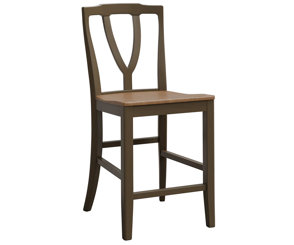 Amish Medina Stationary Bar Chair
