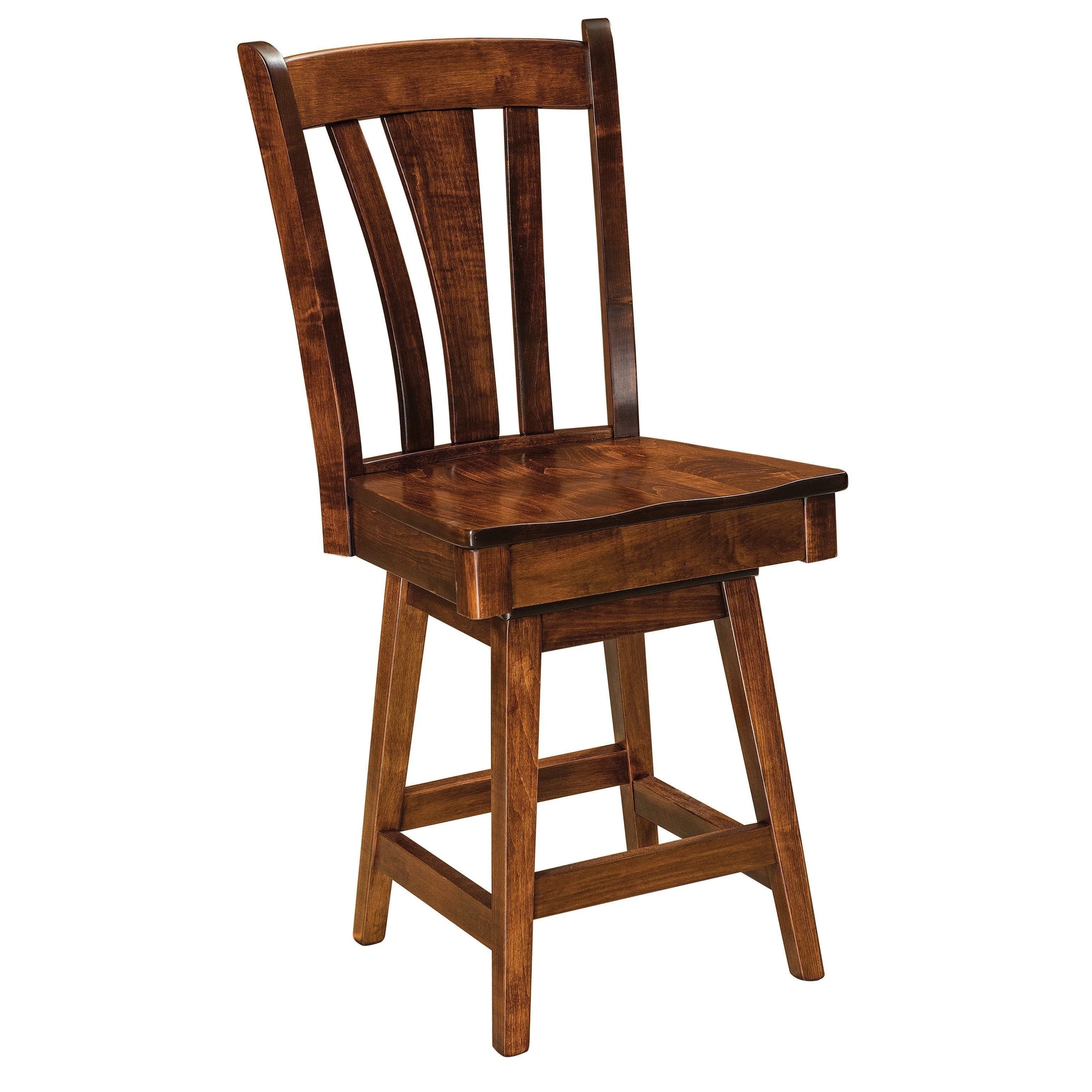 Amish Meridian Swivel Bar Chair