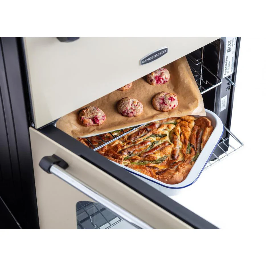Rangemaster Classic 60cm All Gas Cooker - Cream & Chrome | CLA60NGFCR/C