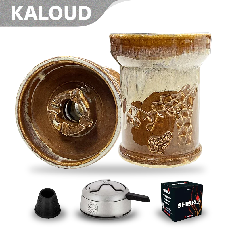 Alpaca Rook Thick Boyz Bowl - Brown Drippy Sand