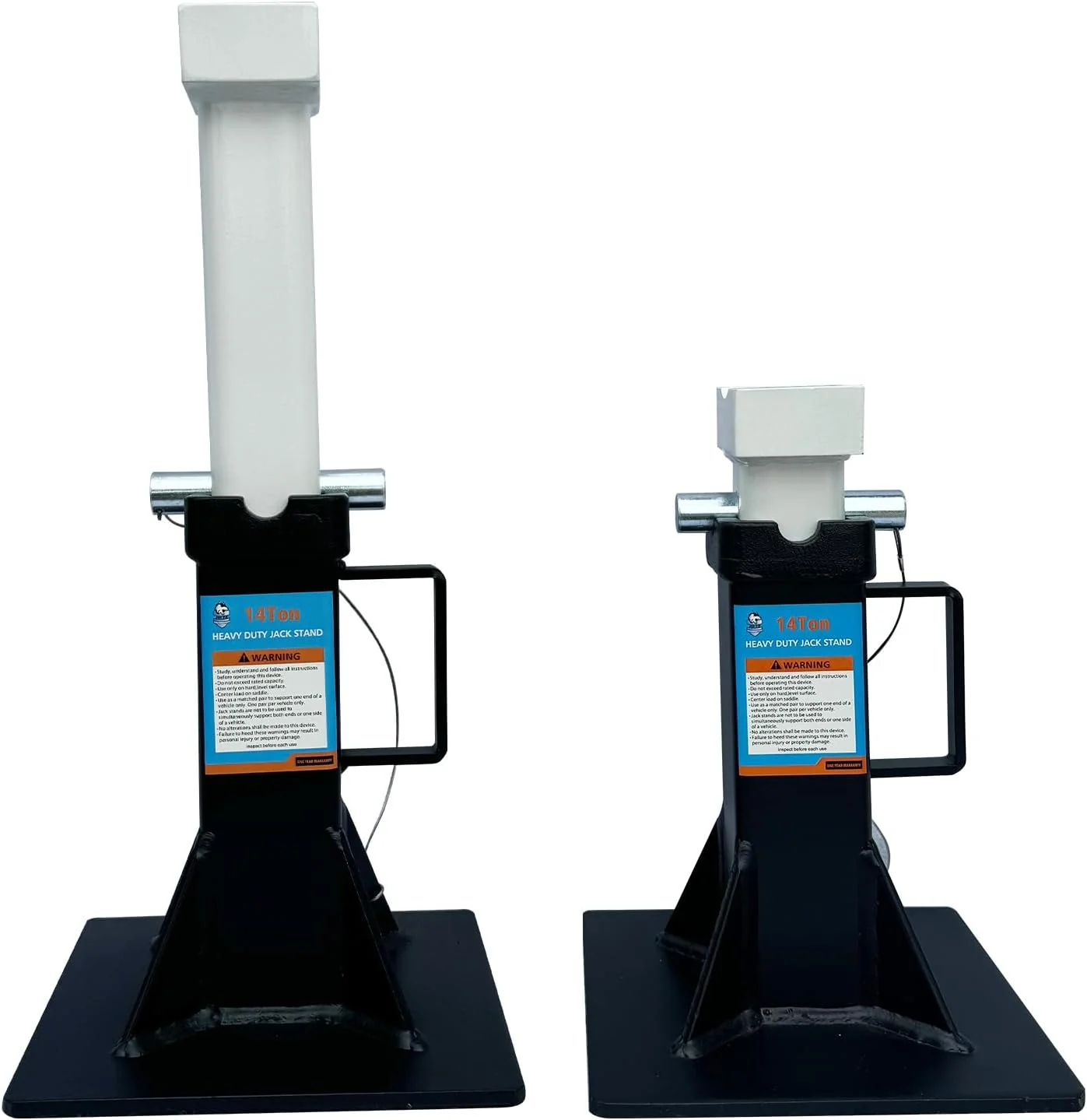 Heavy Duty Truck Support Stands, Adjustable Height