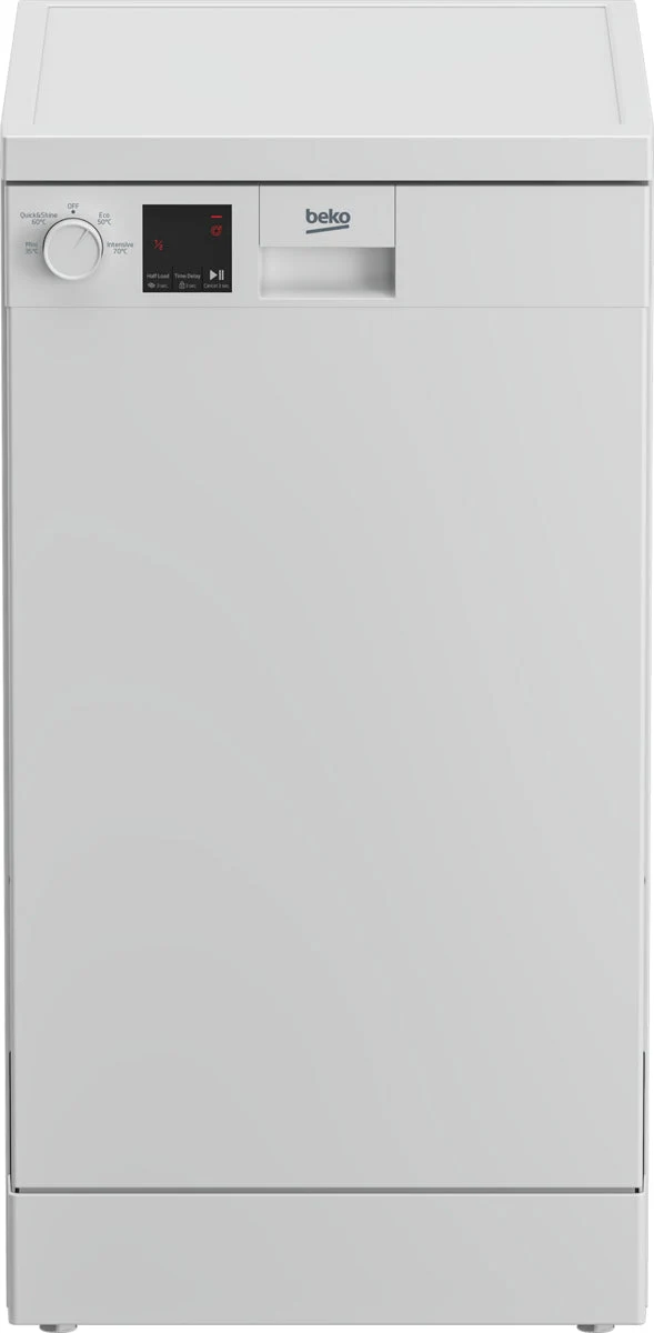 Beko 10 Place Freestanding Slimline 45cm Dishwasher | DVS04X20W