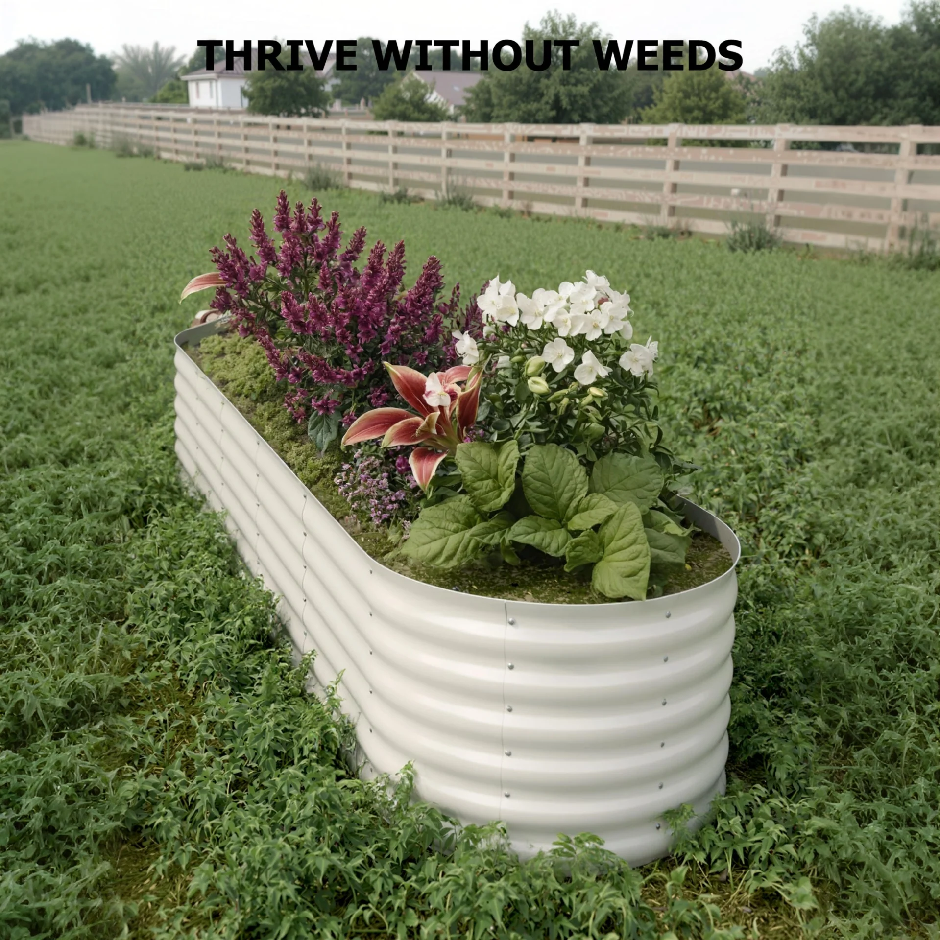 Garvee 2-Pack Raised Garden Beds 8x2x1.5ft – Galvanized Steel, Rust-Resistant, Easy Assembly, Open-Bottom, for Vegetables & Flowers