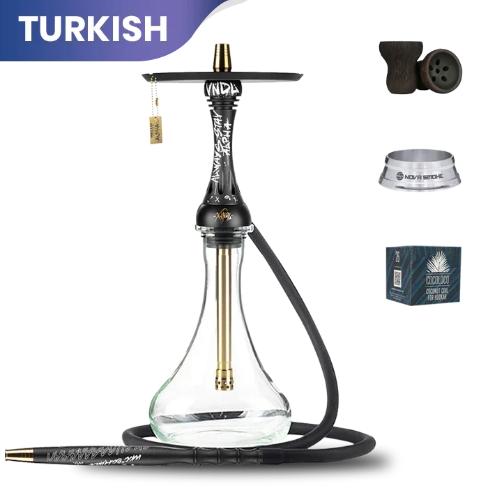 Alpha Hookah X VNDL Set - Jet Black