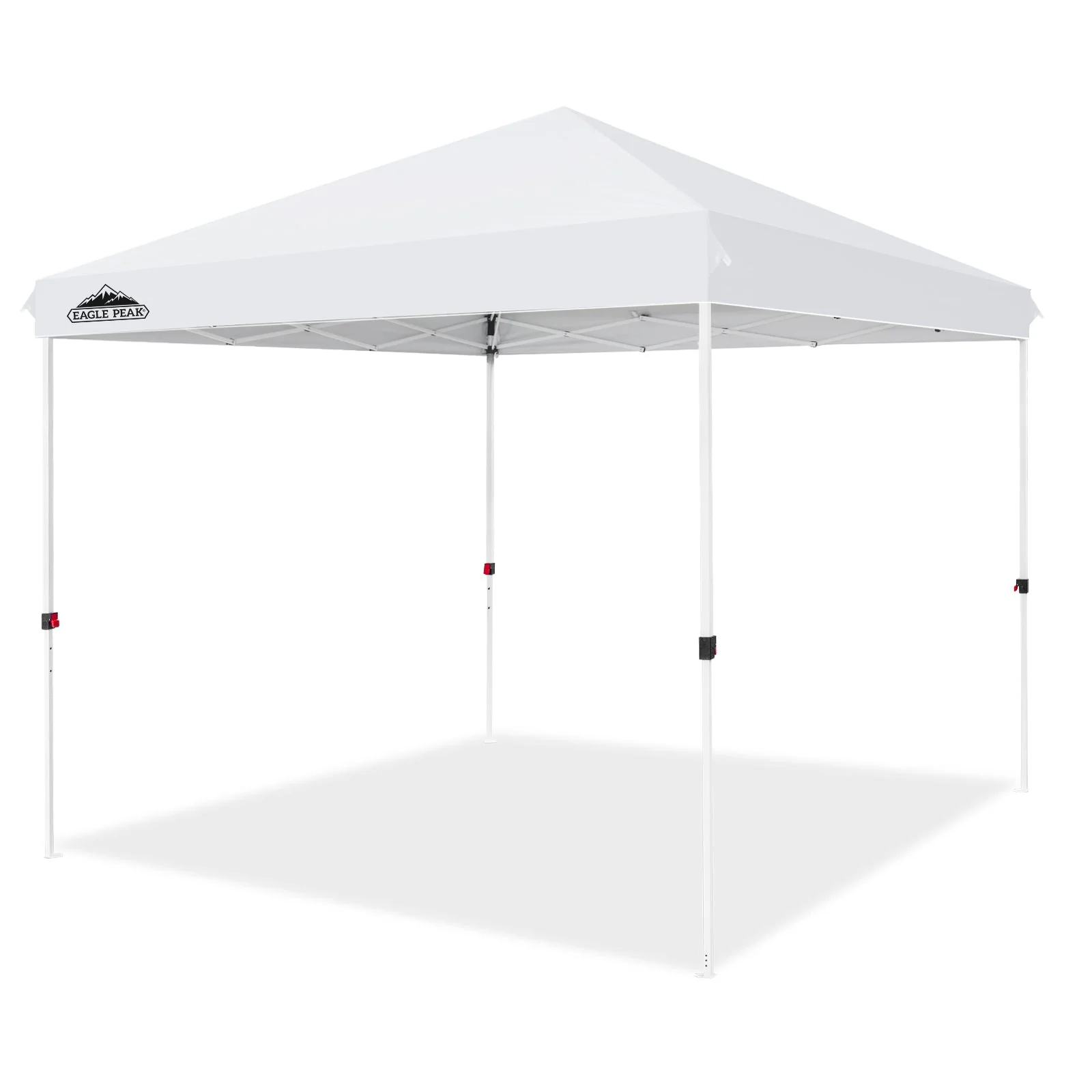 10x10 Outdoor Pop up Straight Leg Canopy with Wheeled Carry Bag