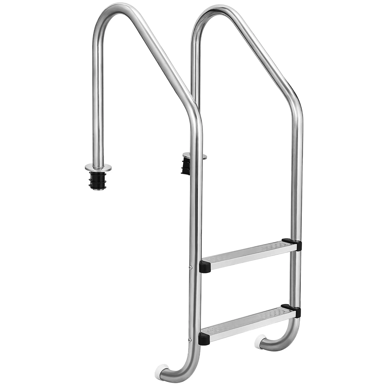 Garvee 2-Step 304 Stainless Steel Pool Ladder with Handrails - Heavy Duty, Corrosion Resistant, Ergonomic Design for Above Ground Pools