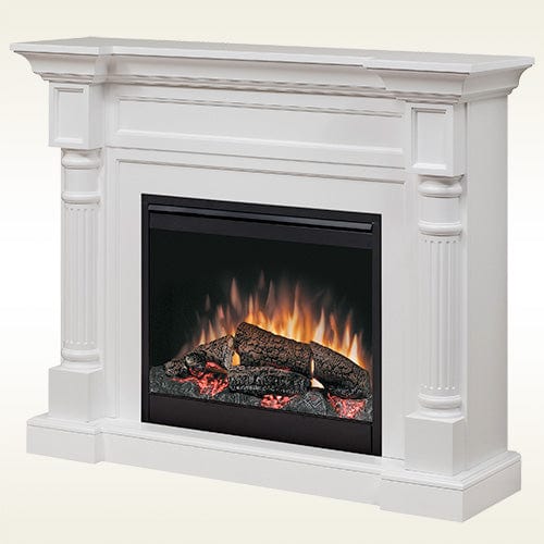 Winston Electric Fireplace Mantel Package in White