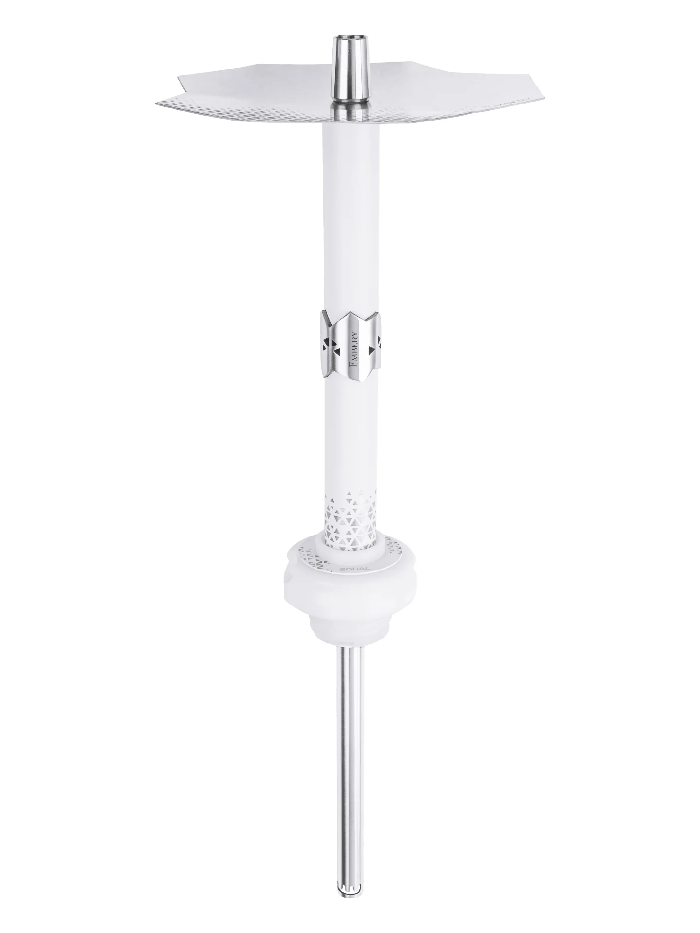 Embery Equal Hookah - Silver Snow