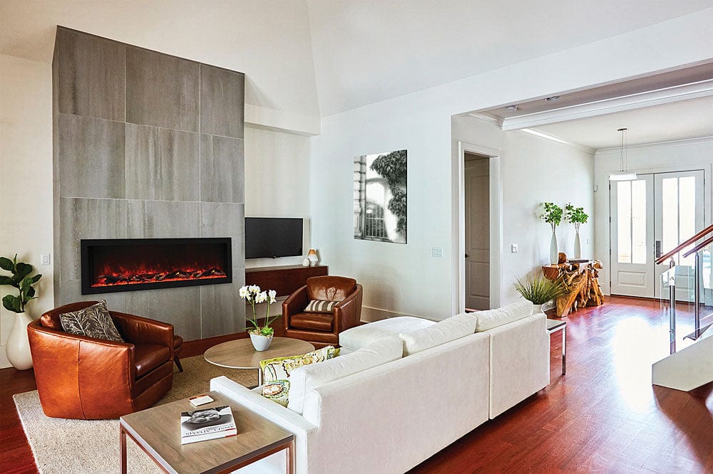 Remii 55-In Deep Built-In Electric Fireplace