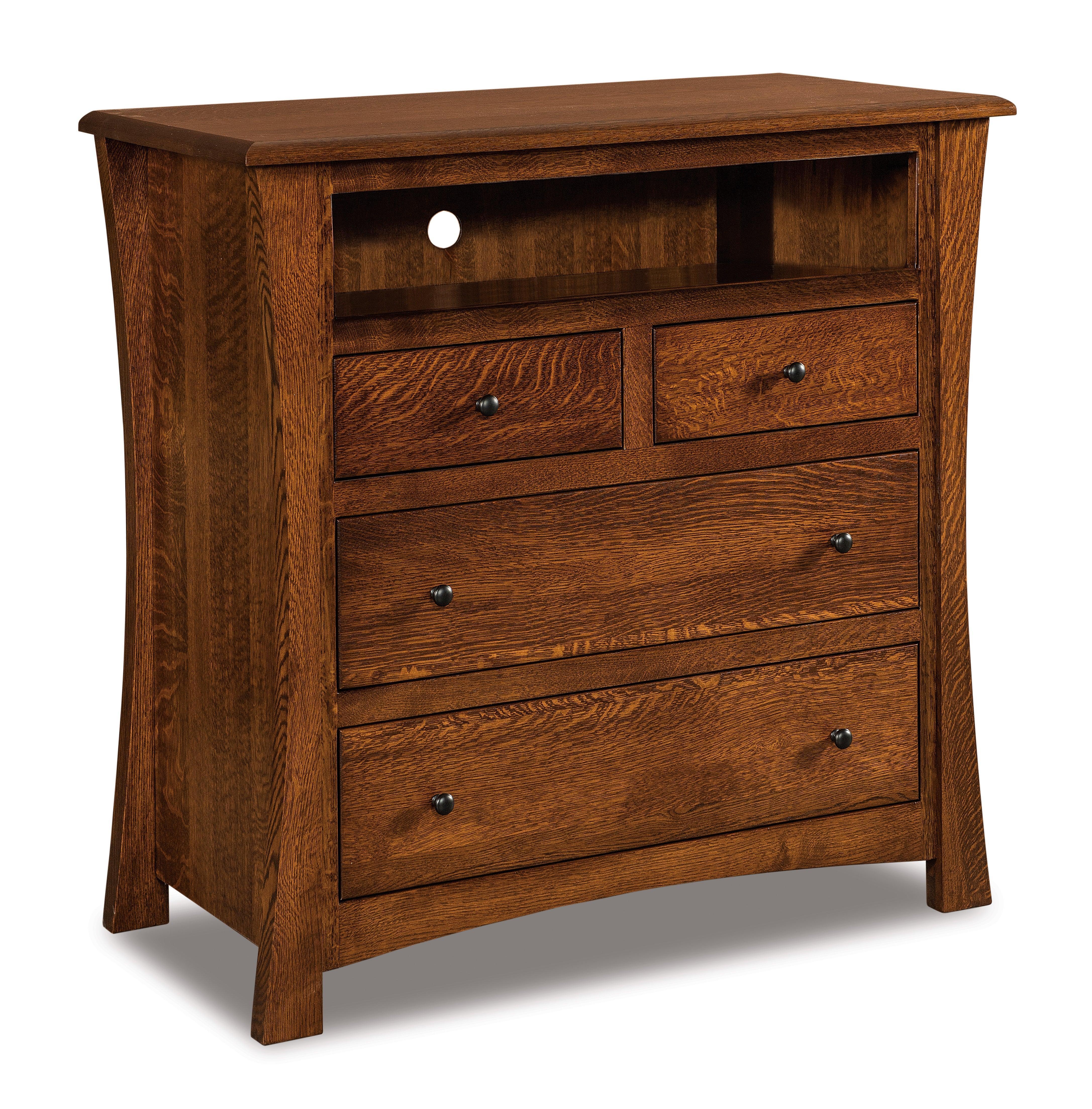 Amish Matison Four Drawer Media Chest