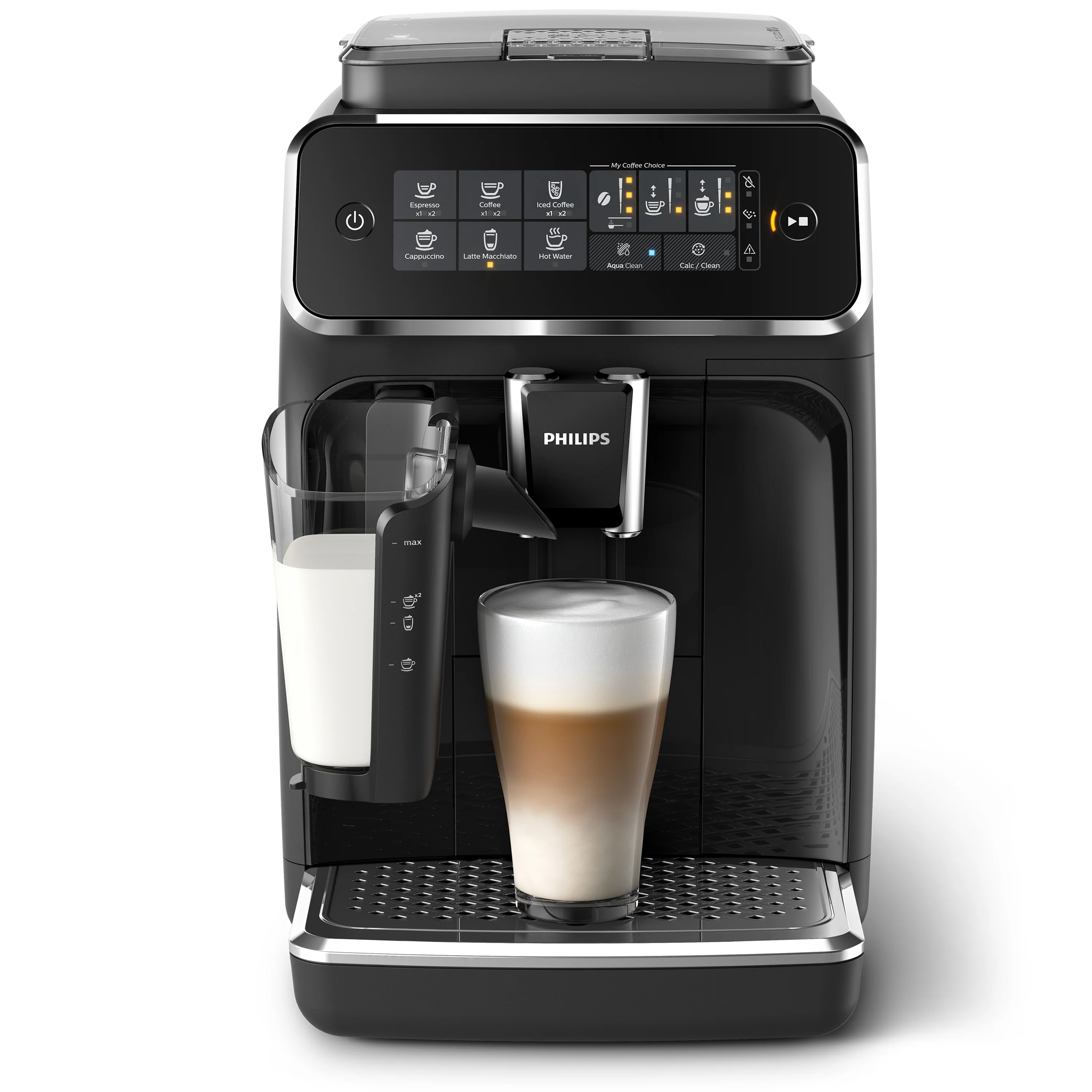 Philips 3200 Series Fully Automatic Espresso Machine - LatteGo with Ice Coffee