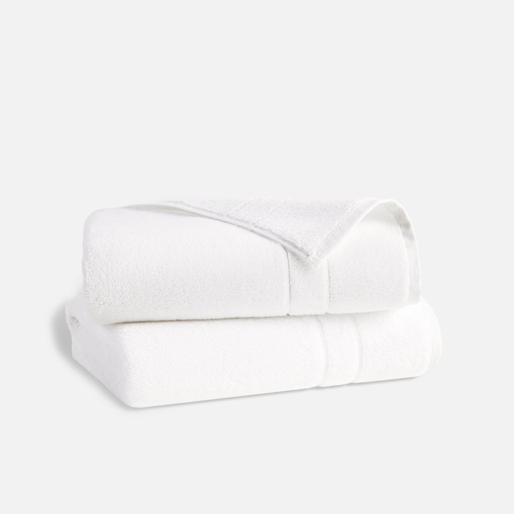 Super-Plush Turkish Cotton Bath Towels Set Two
