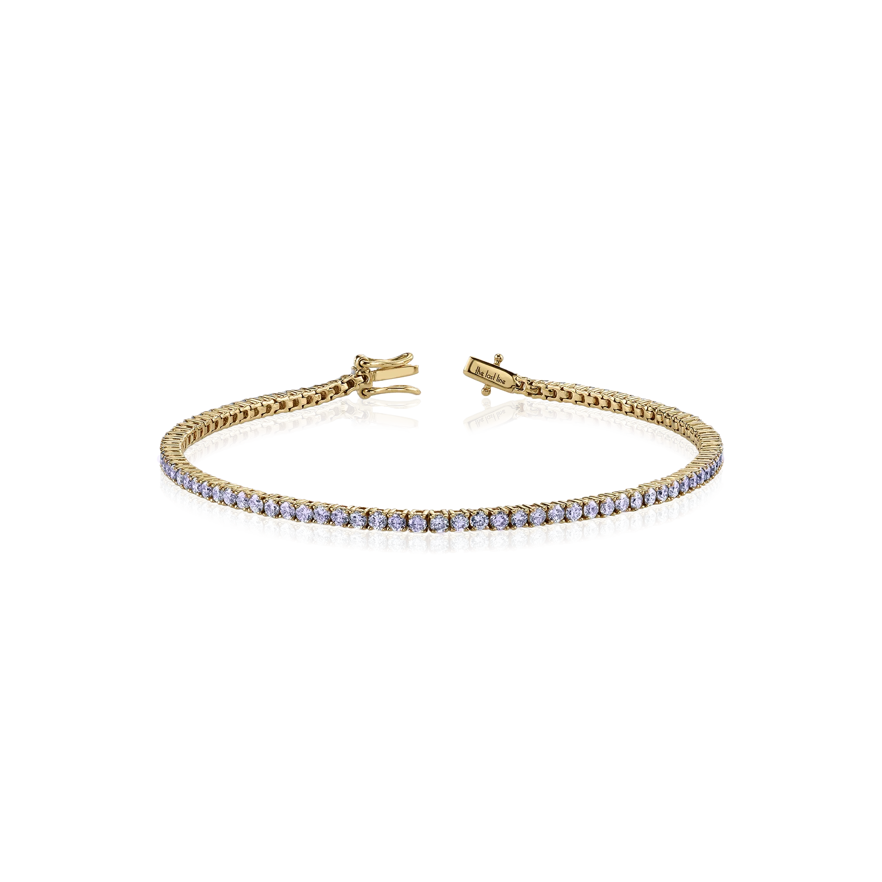 The Perfect Tennis Bracelet - Tanzanite / 14k Yellow Gold
