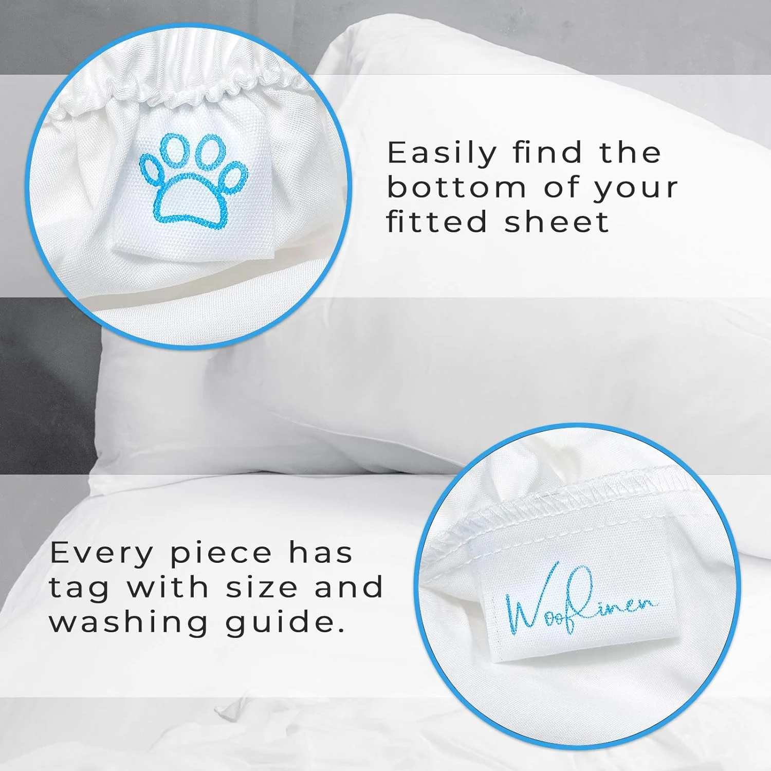 4 Pc Bamboo Sheet Set, King, Deep Pocket Fitted up to 17 Inch, Soft and Cool Sheets in Matte White