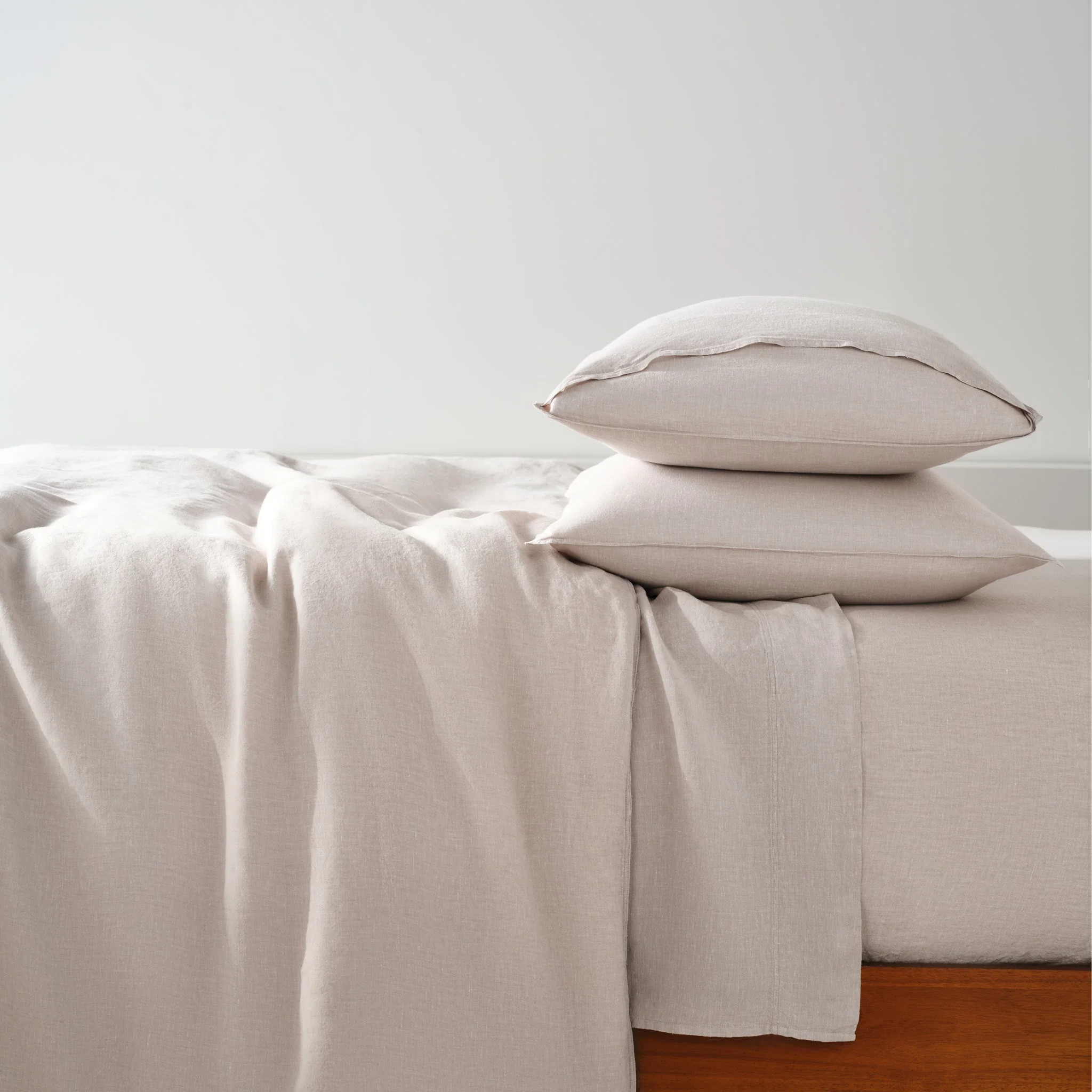 Washed European Linen Pillowcase Set