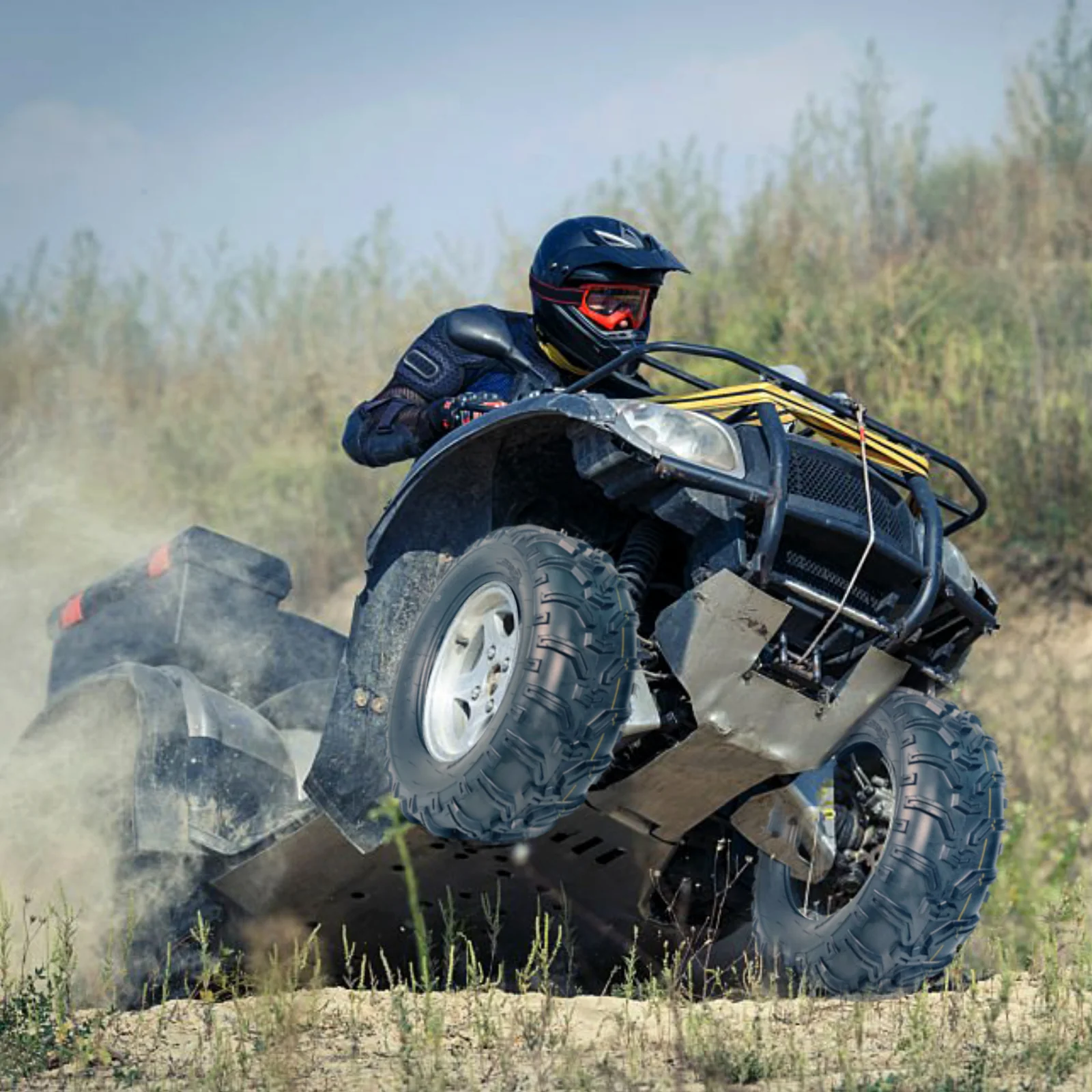 Garvee 2-Pack 24x10x11 ATV Tires - All-Terrain 24x10-11 UTV/ATV Tires for Trail, Desert, Mud, Dirt, Street, and Sand, 6PR Tubeless