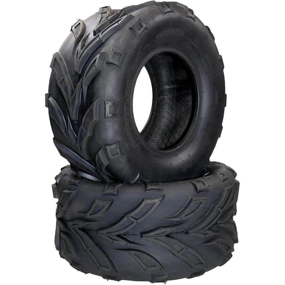 Garvee 19x7.00-8 ATV Tires, 4PR All Terrain Tubeless, TL, Pack of 2, for Trail Sand Mud Off-Road
