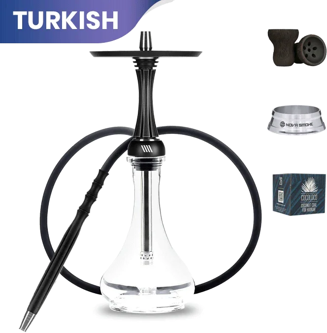 Alpha Hookah X Reverse - Matt Black