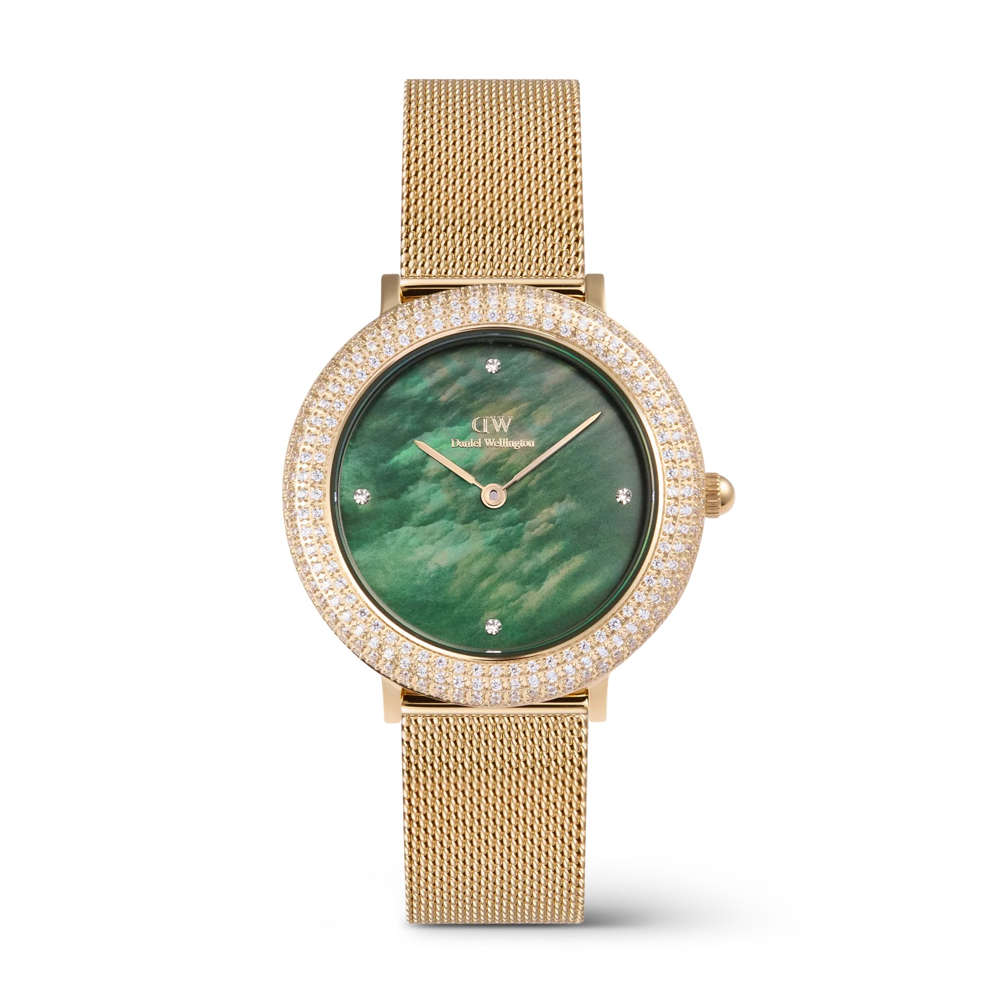 Crystalline Bezel Evergold Green