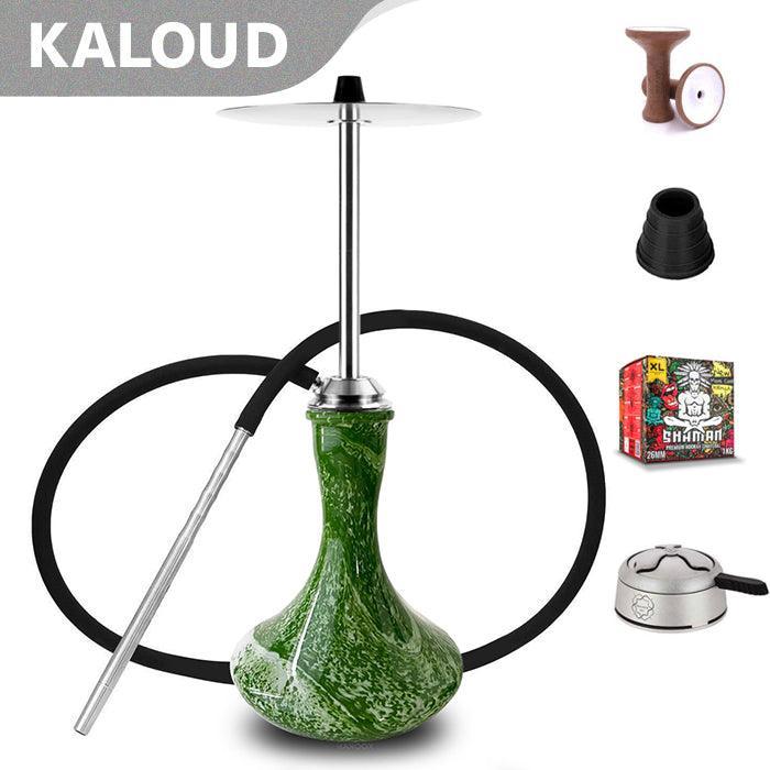 Aeon Vyro Versa Steel Shisha with Vessel Glass Base