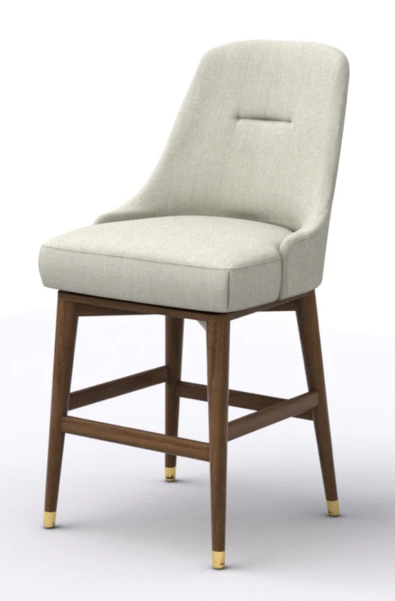 Counter Stool, Light Gray