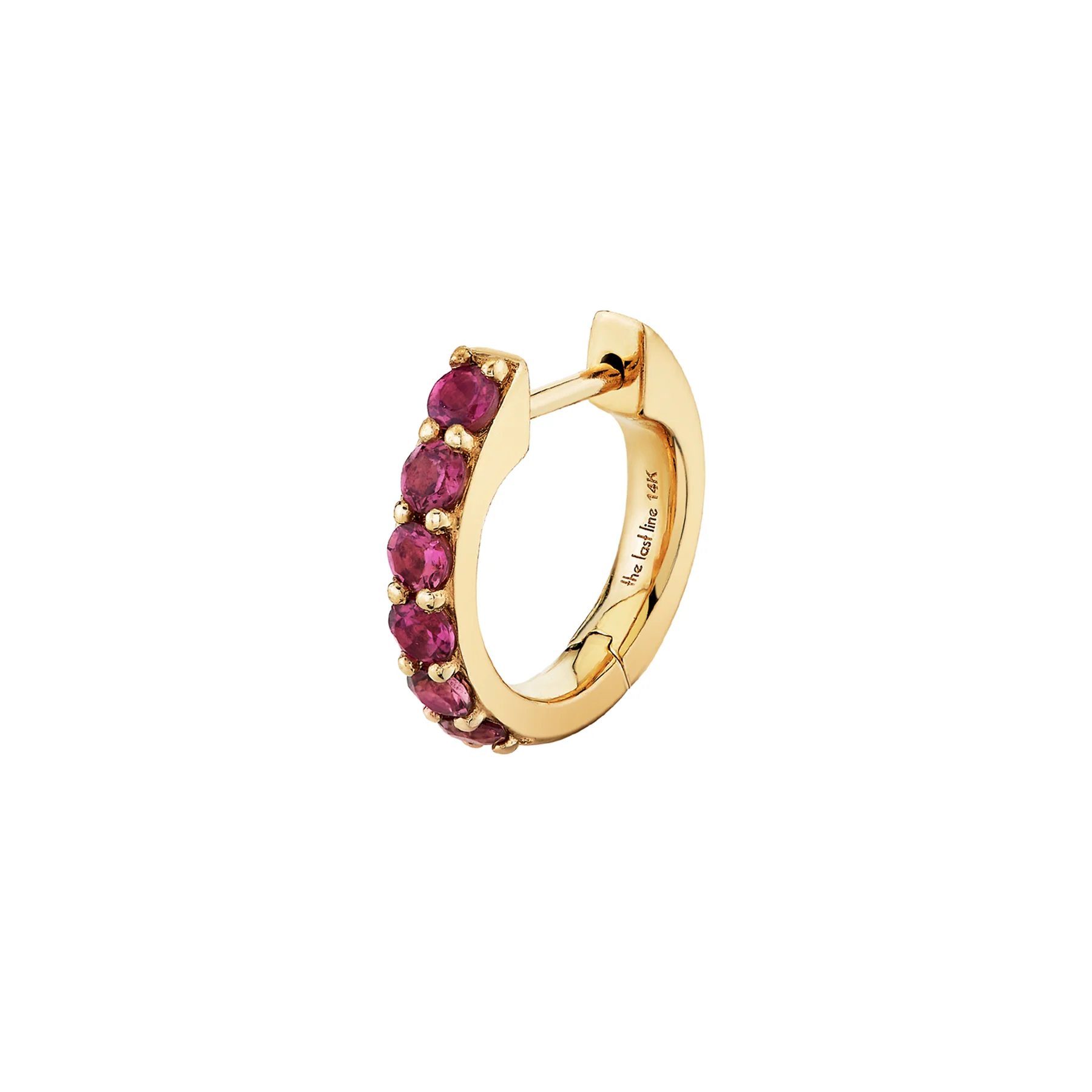 The Large Biggie - Pink Tourmaline / 14k Yellow Gold