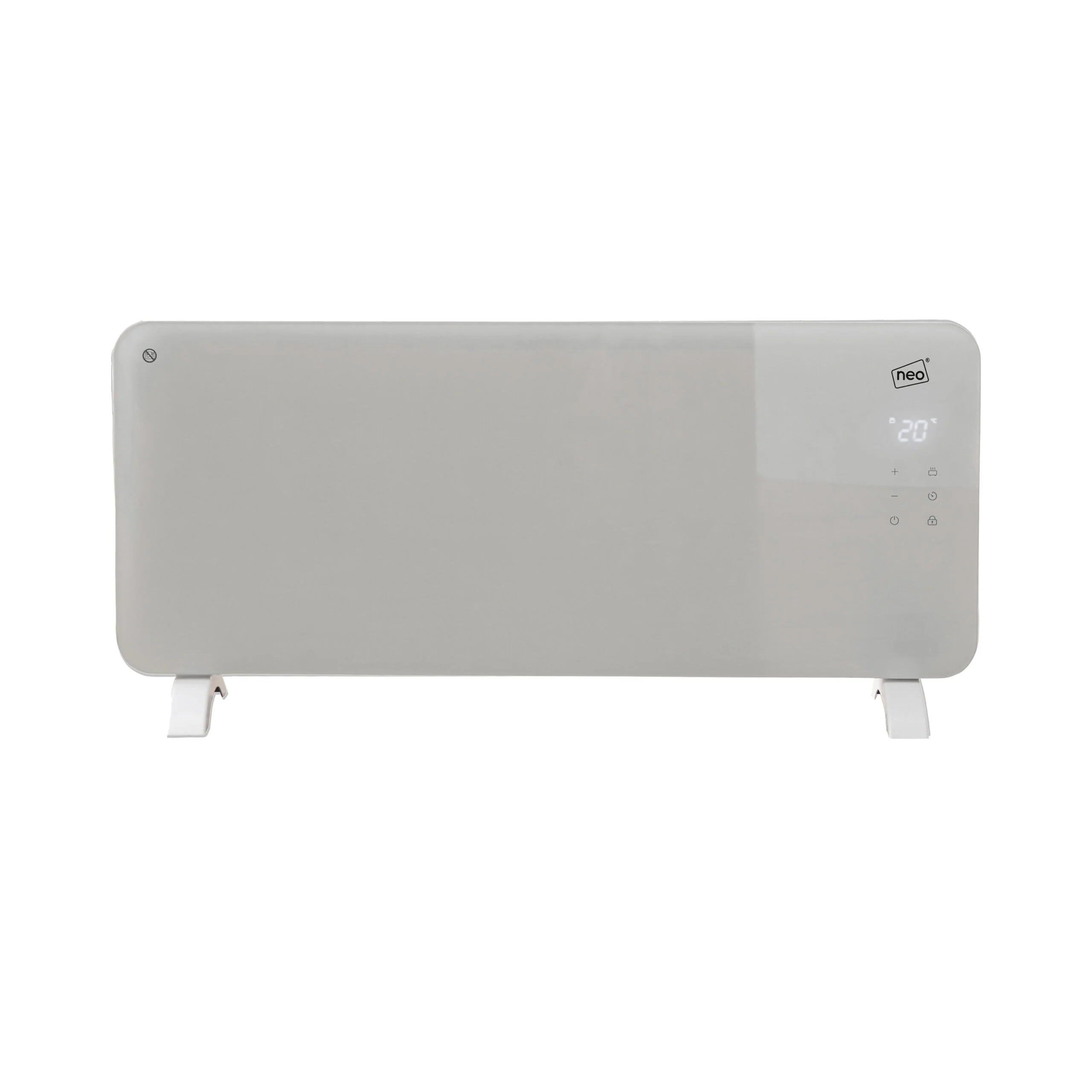 Neo Wifi White Electric Glass Panel Heater Radiator