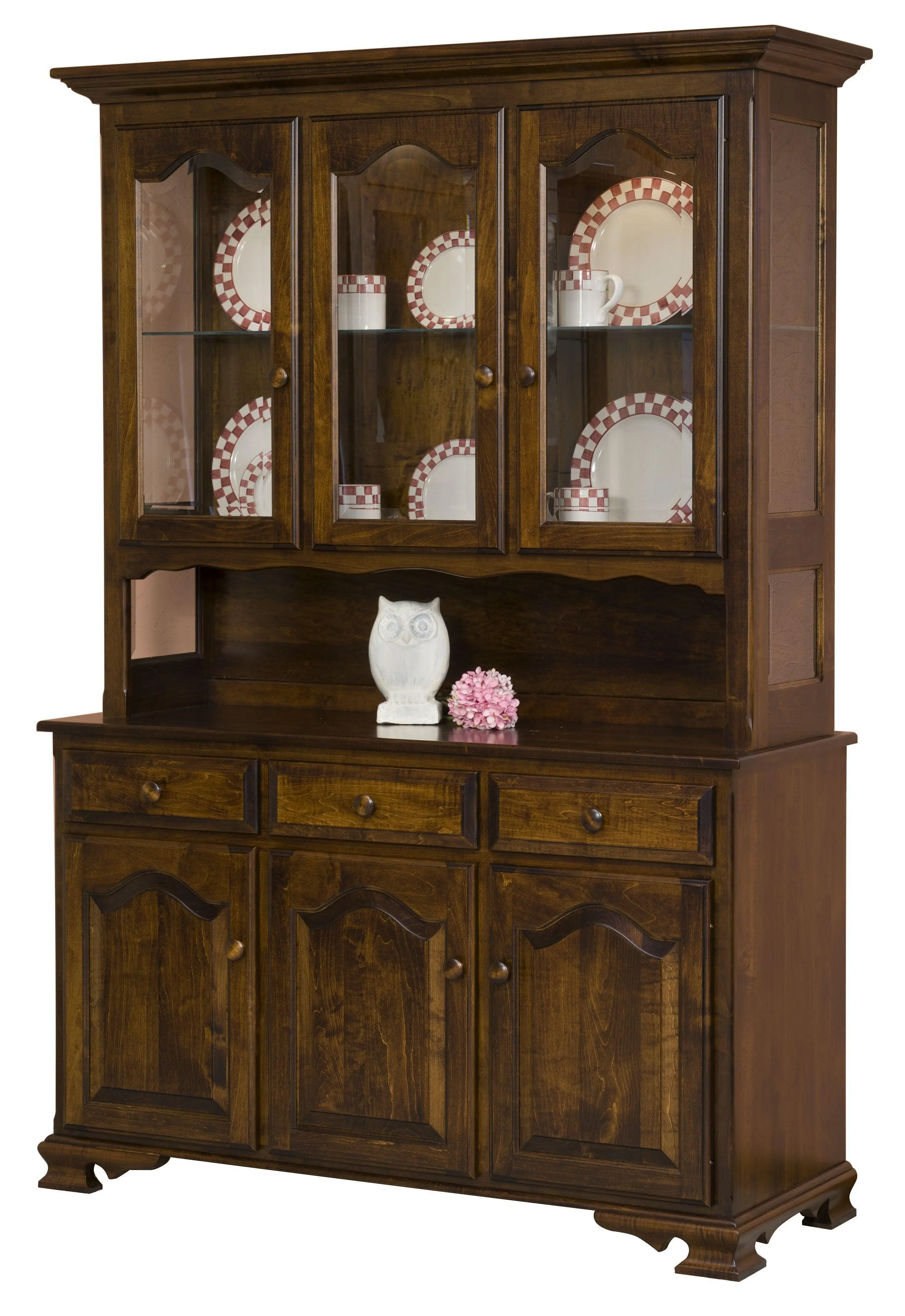 Amish Lagrange Three Door Hutch