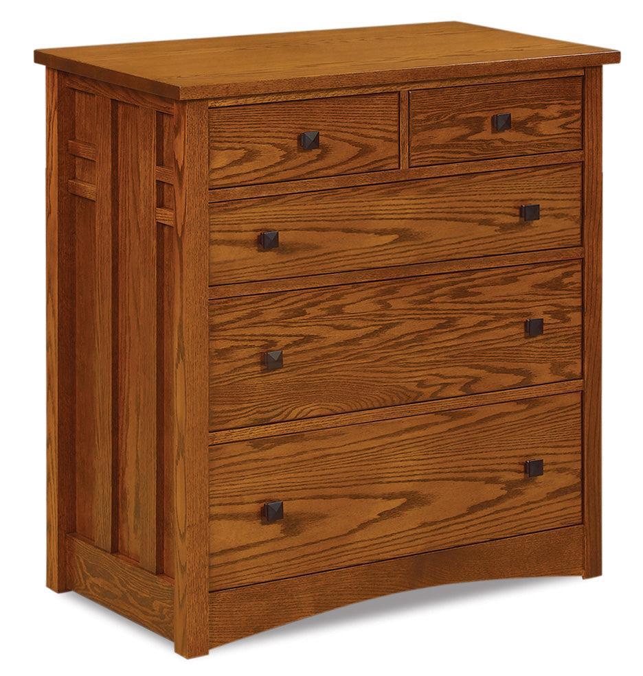 Amish Kascade Five Drawer Chest