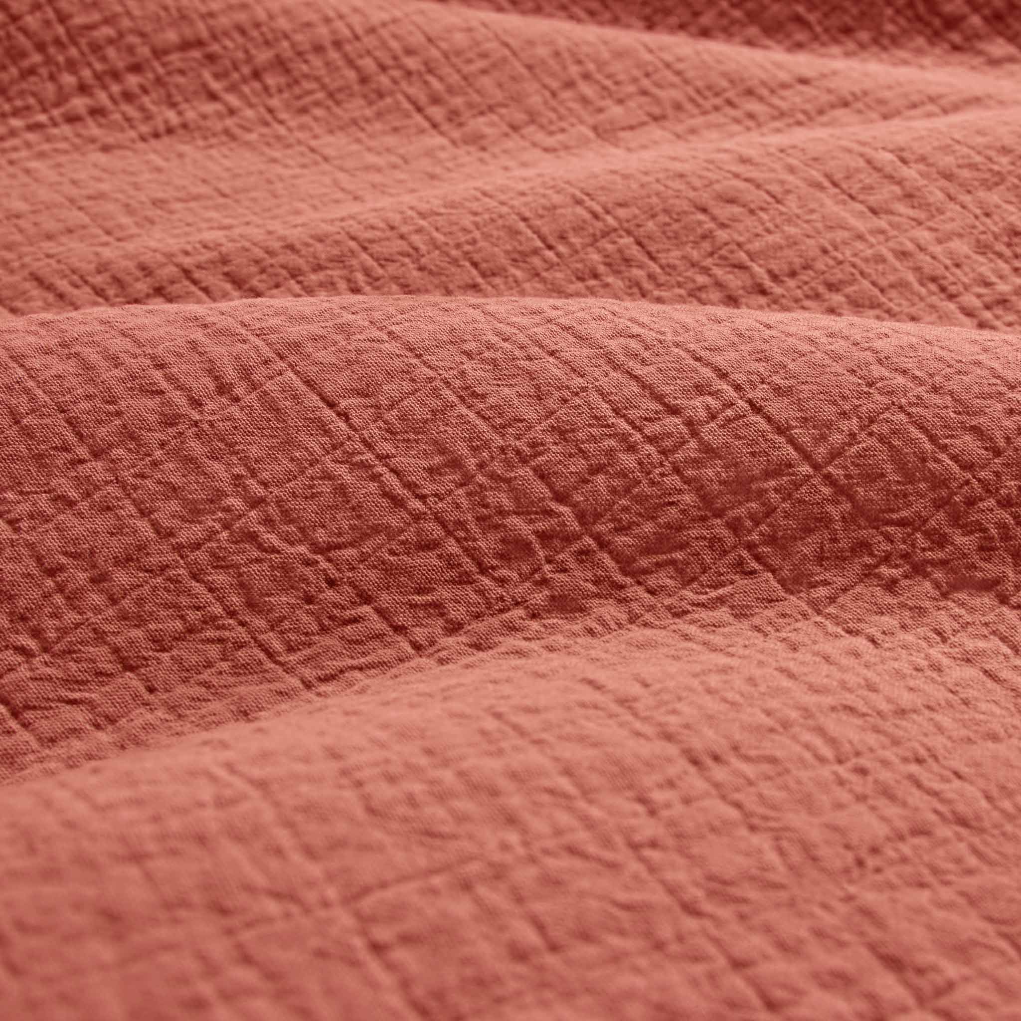 Lightweight Grid Cotton Bed Blanket