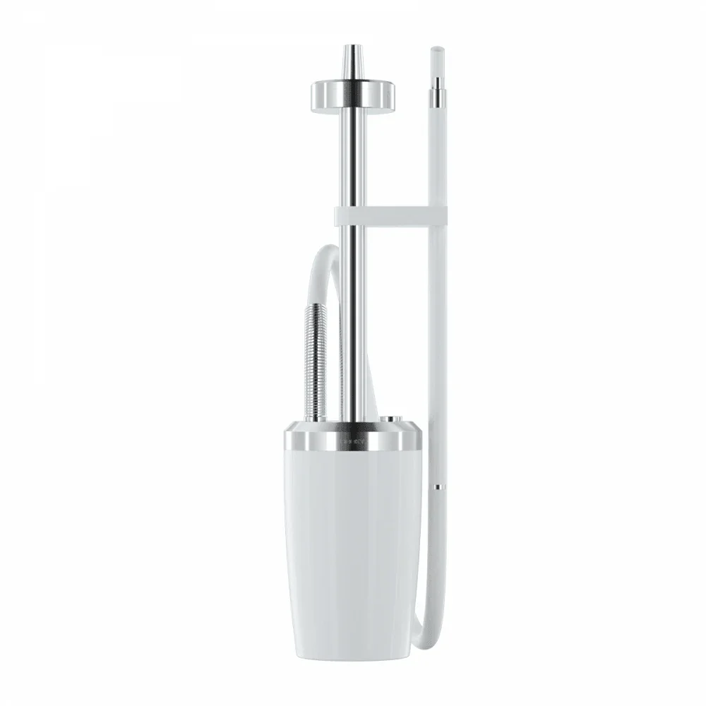 Hooky Steel Shisha with Quasar - White