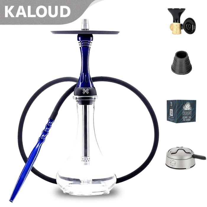 Alpha Hookah X Set - Dark Blue