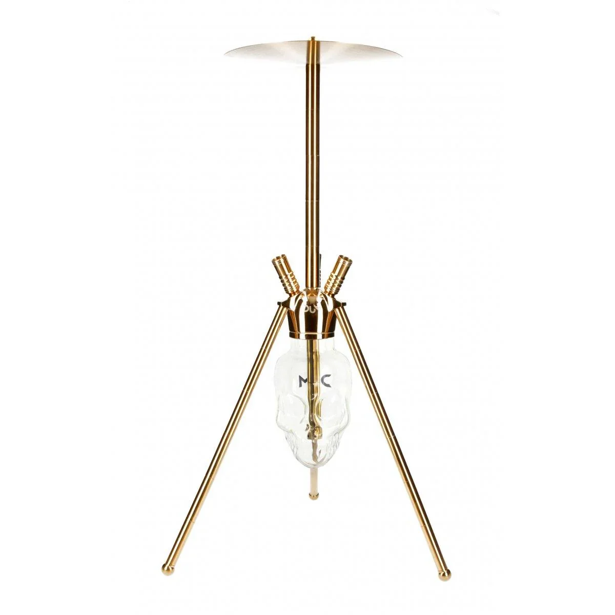 Dum Shisha Crazy Skull - Gold