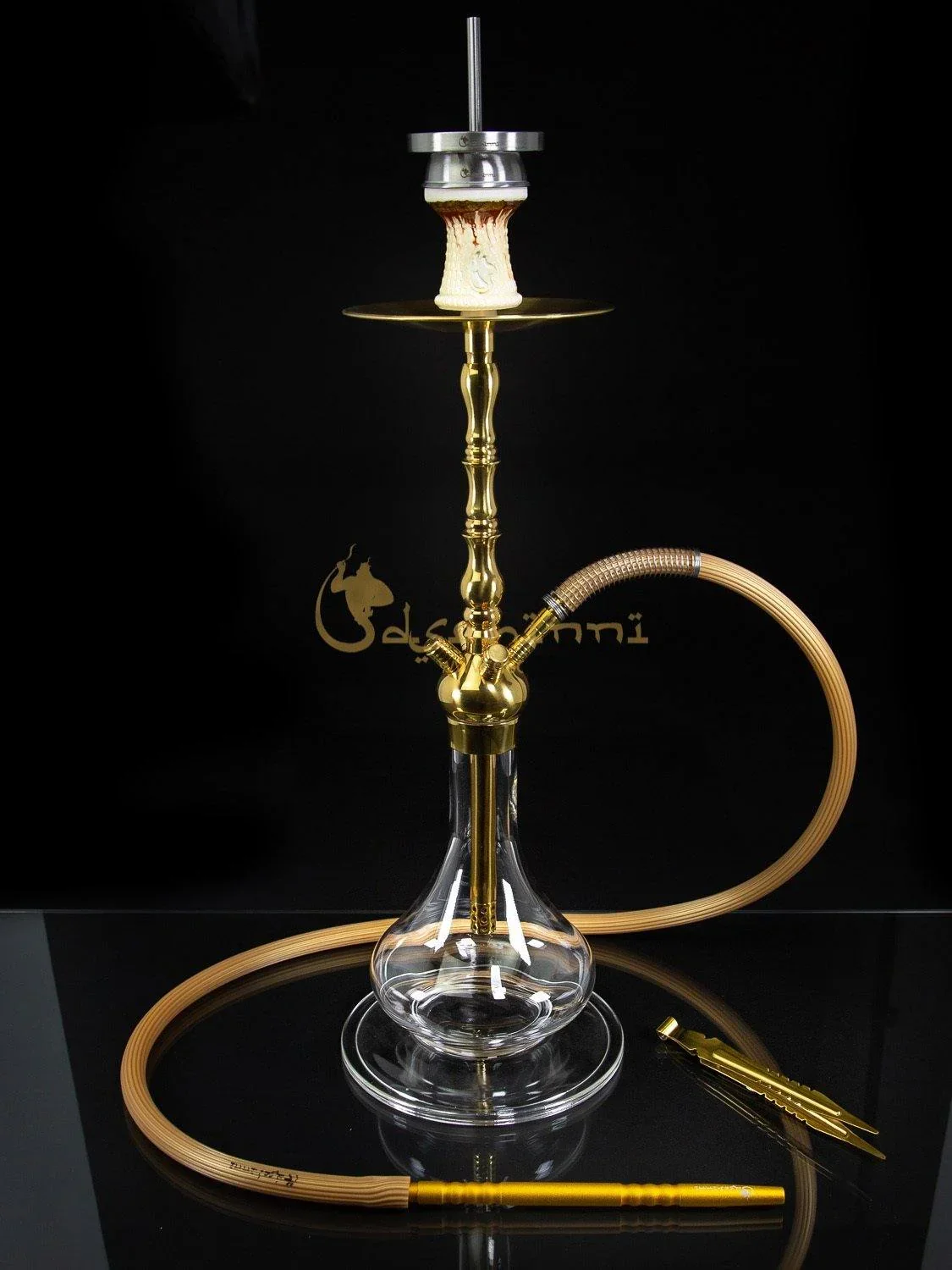 Dschinni Botan Gold Hookah Set