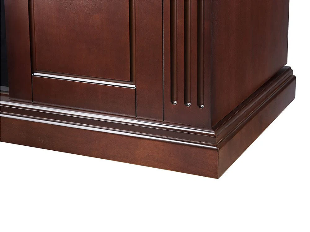 Winston Electric Fireplace Media Console in Espresso