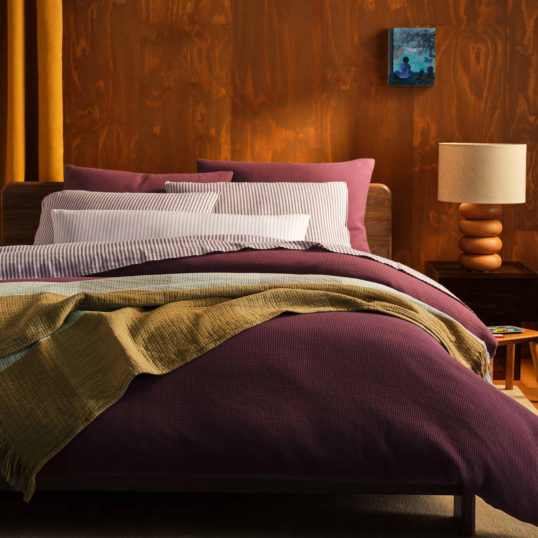 Ribbed Matelasse Sham Set