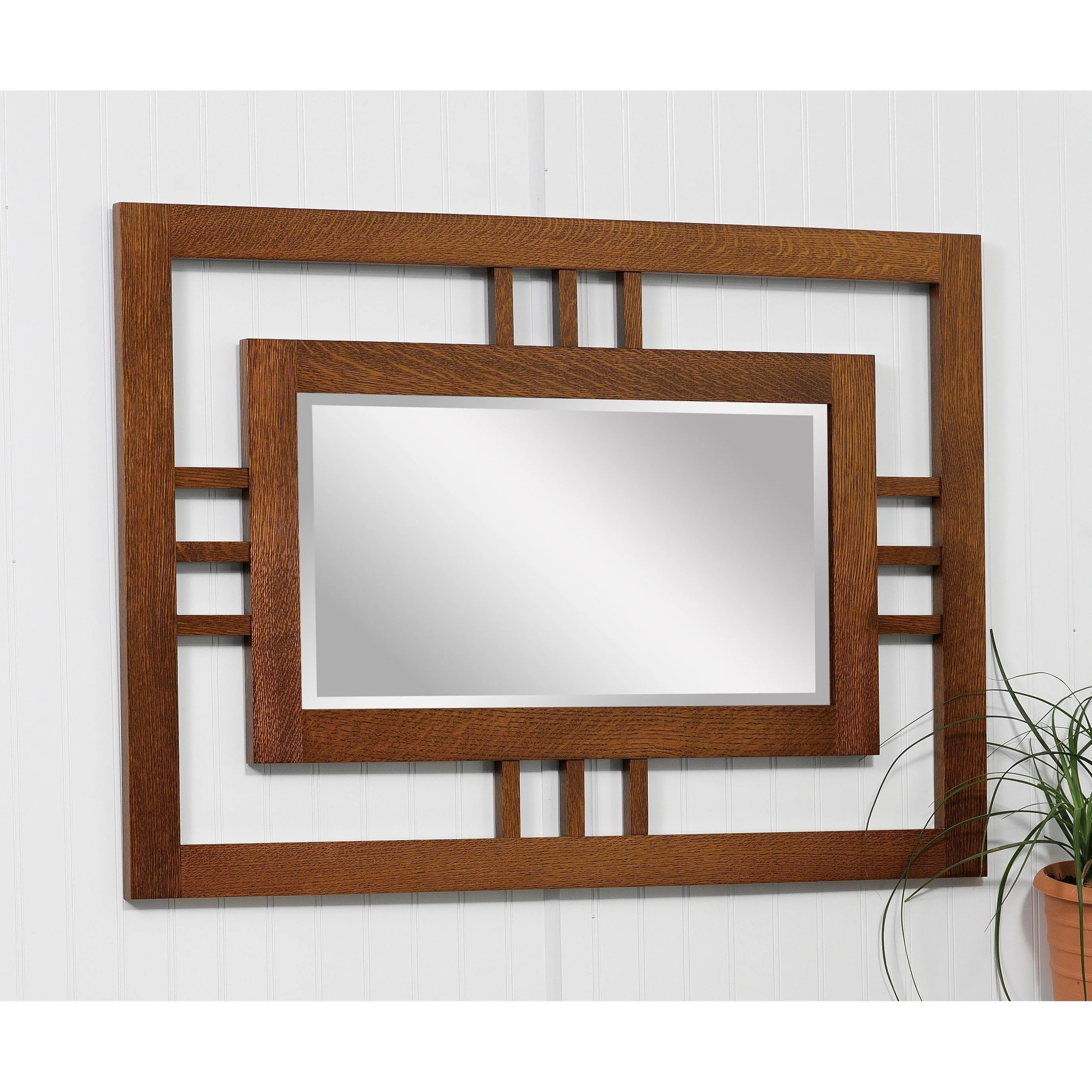 Amish Modern Mission Wall Mirror
