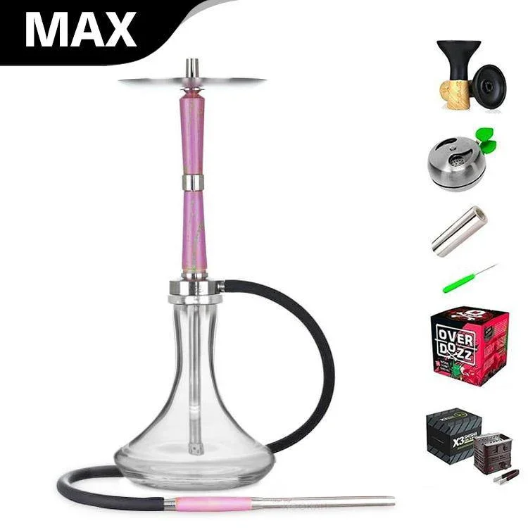 Ash Wood Electro Storm V2 Shisha Set