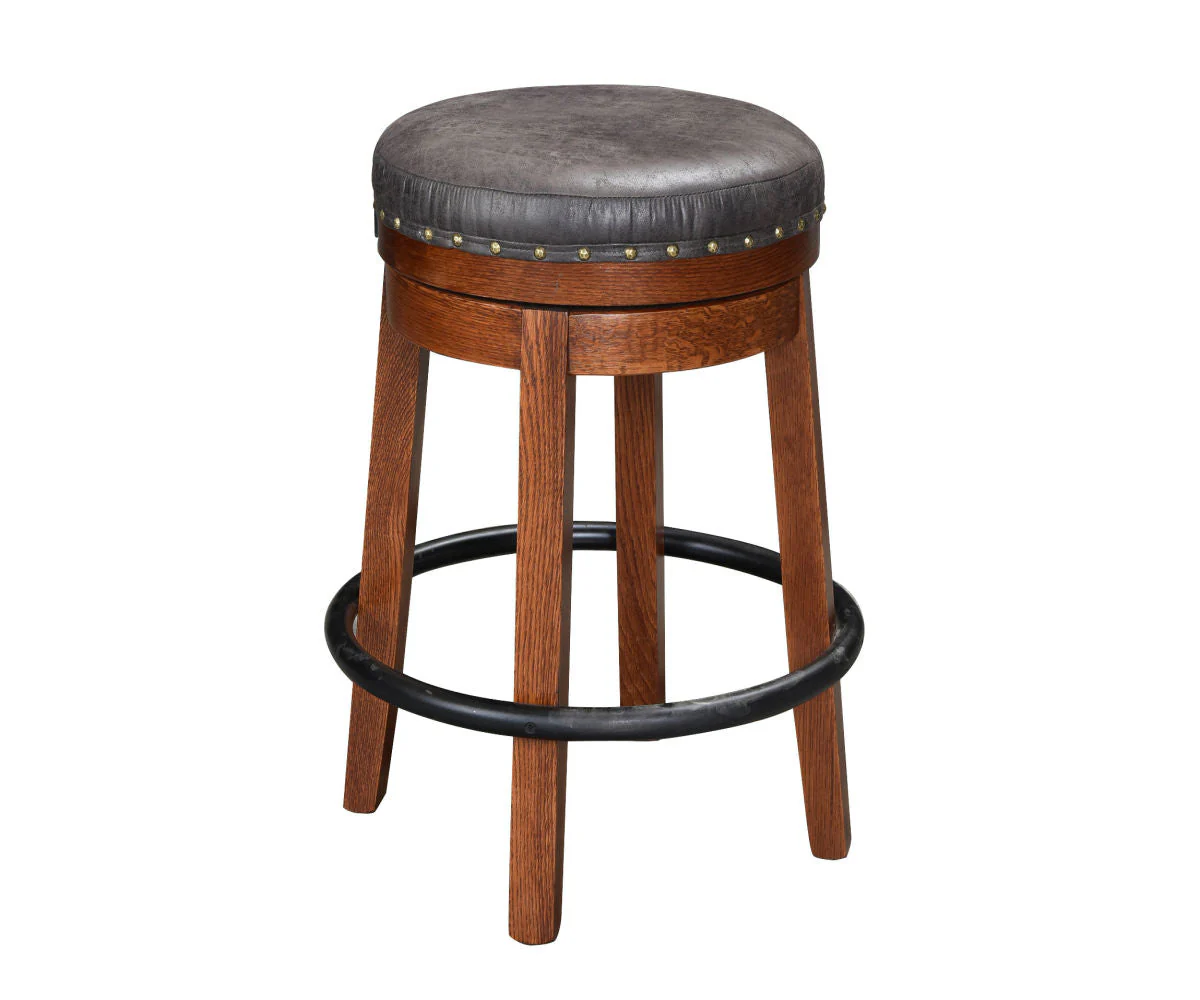 Amish Kelso Swivel Bar Chair