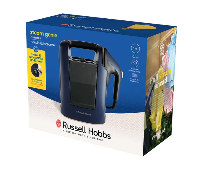 Russell Hobbs Steam Genie Maestro鈩?2-in-1 Handheld Steamer 鈥?27600