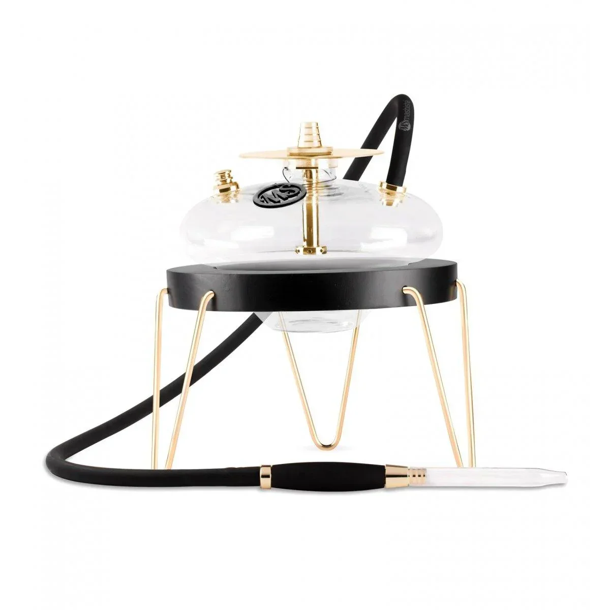 Arc Scandi Glass Shisha - Gold