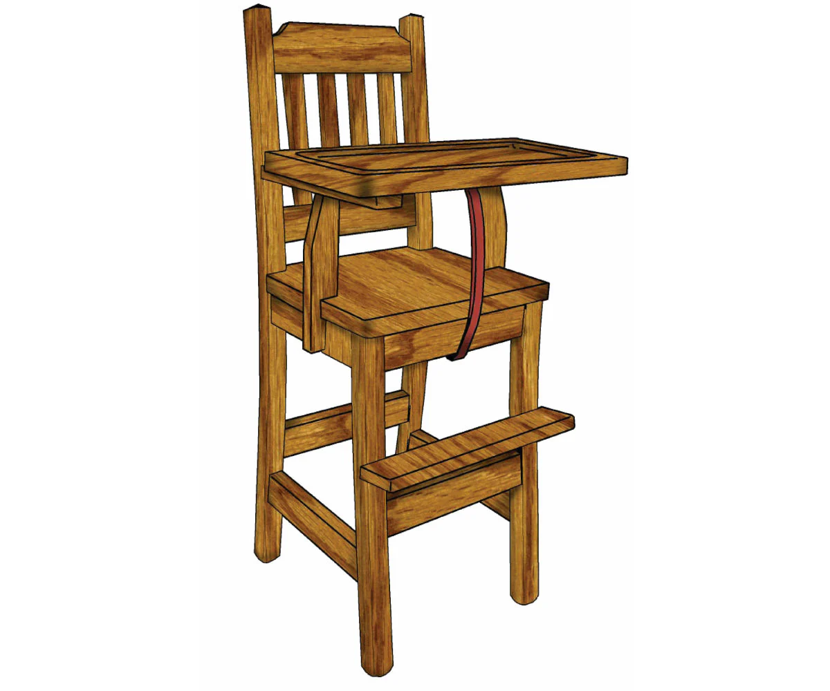 Amish Mission High Chair