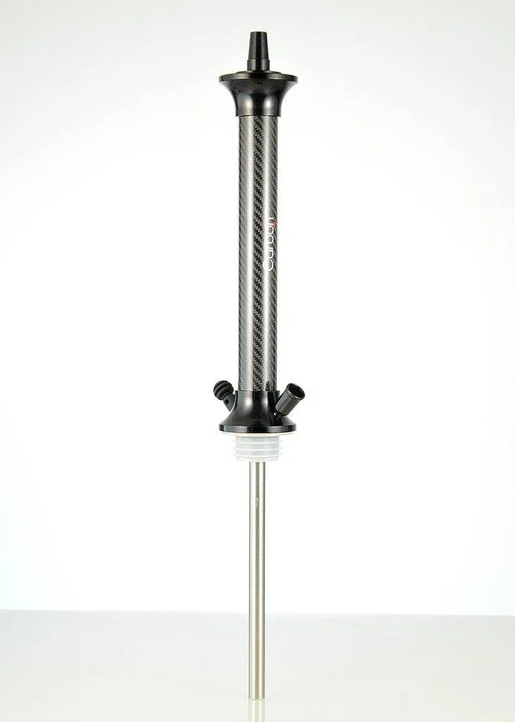 Apple on Top Carbon1 Fiber Shisha Stem Black