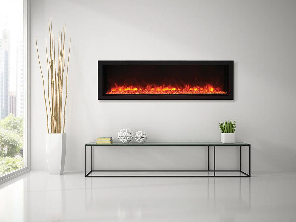 Remii 55-In Extra Slim Built-In Electric Fireplace